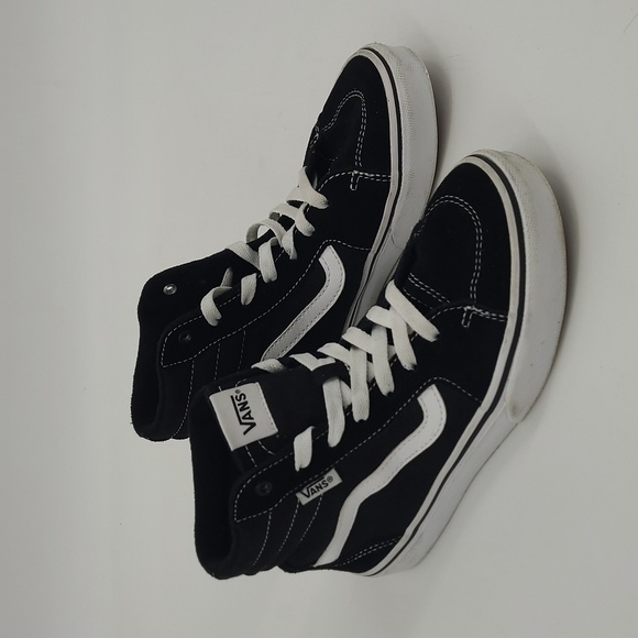 Vans Other - VANS Black High Top Sneakers Youth Size 4